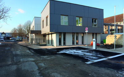 Un nouveau bâtiment à la Roseraie : l’Espace Jouseau