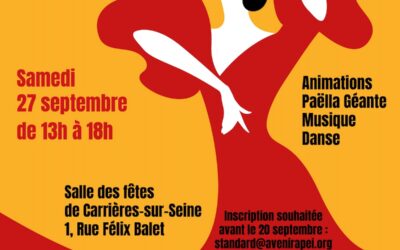 Fête de l’association 27 septembre 2025